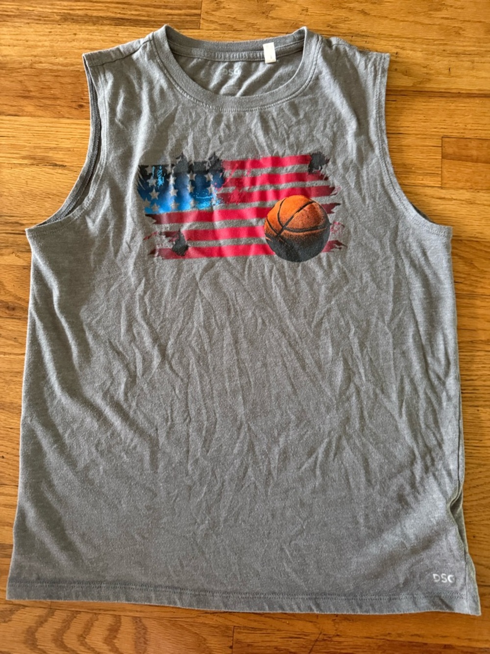 DSG Gray tank tee for boys. XL(18). In good condition!